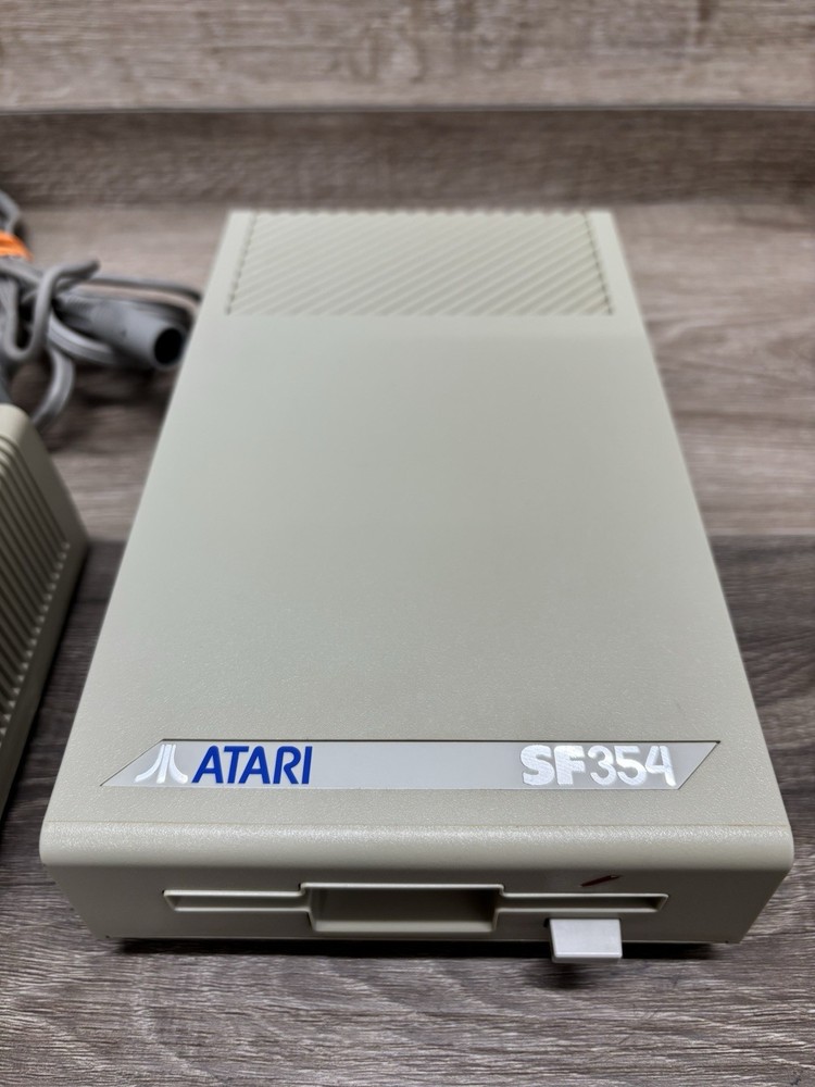 Atari SF354 External 3.5" Floppy Drive Atari W/ Power Supply