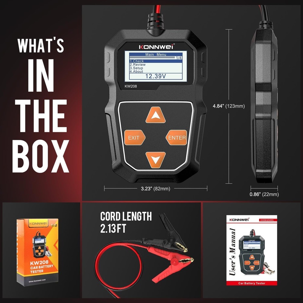Digital Battery Analyzer for Vehicles