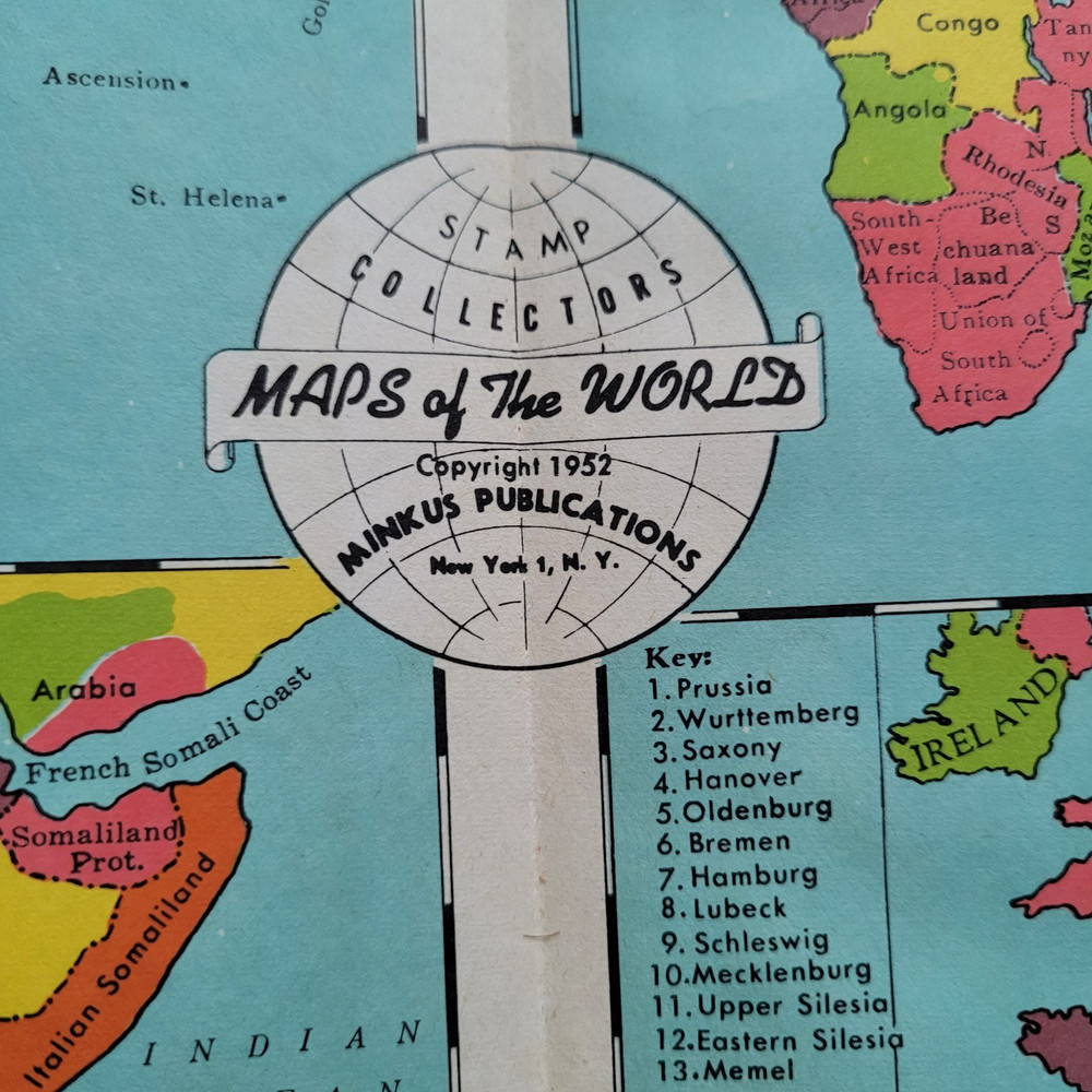 My First Stamp Album Vintage 1952 Empty