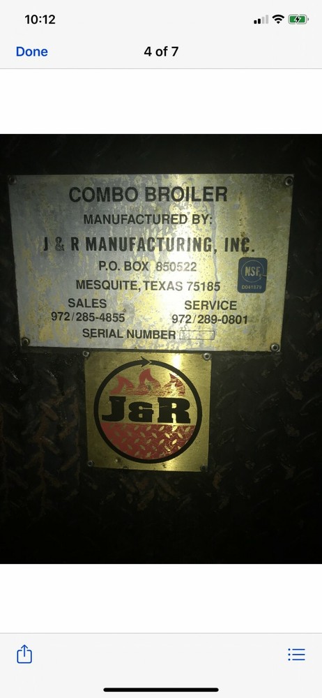  J&R Manufacturing Churrasco 