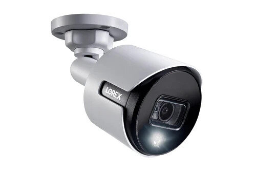 Lorex C581DA 5MP HD Active Deterrence Bullet Security Camera and Cable, 2 pack