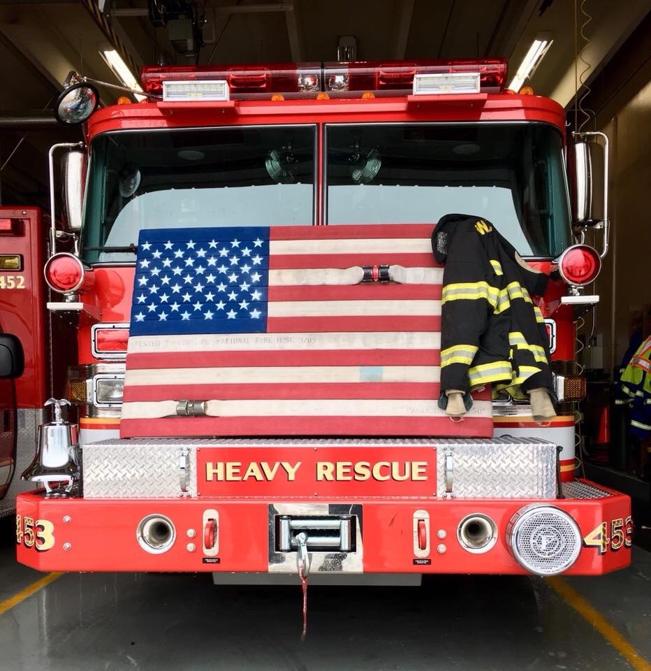 Fire Hose Flags