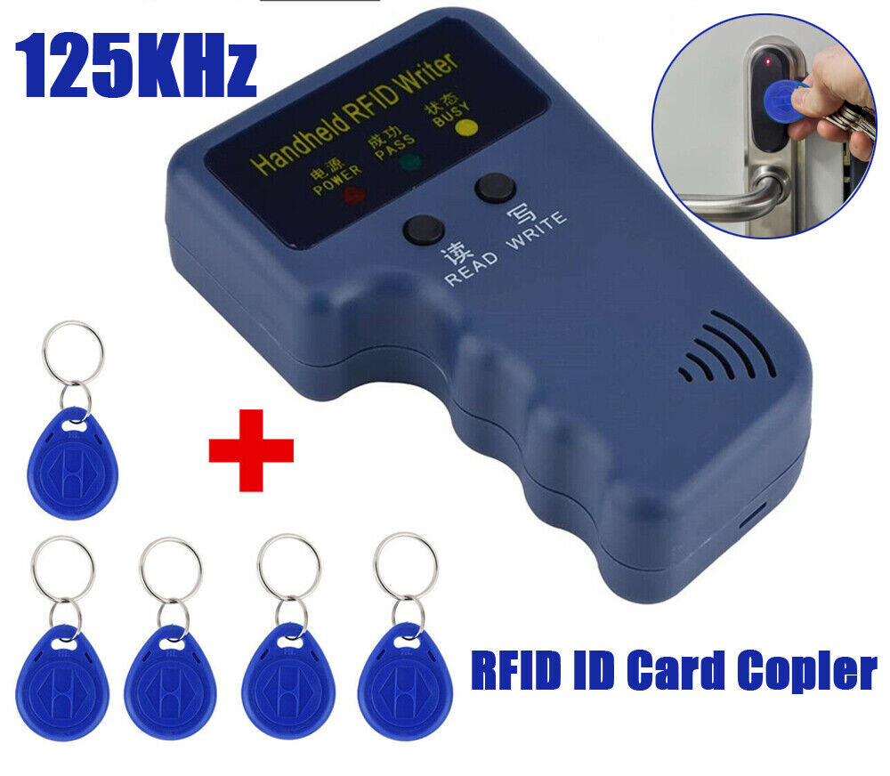 125KHz RFID Copier ID Card Reader Handheld Writer Access Control Card Duplicator