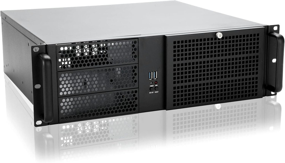 3U Rackmount Server Chassis Case with Easy Maintenance and Dust Filter