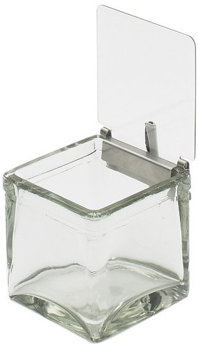 Cal-Mil Solid Metal Hinge Jar Lid