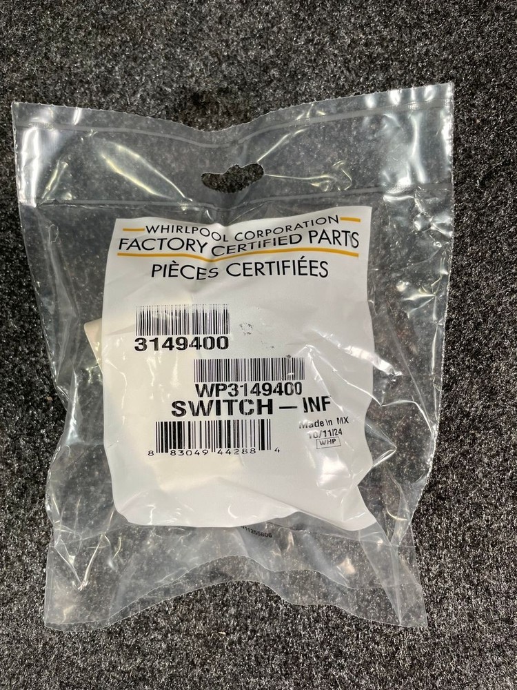 WHIRLPOOL WP3149400 OEM Oven Range Surface Element Infinite Burn Switch