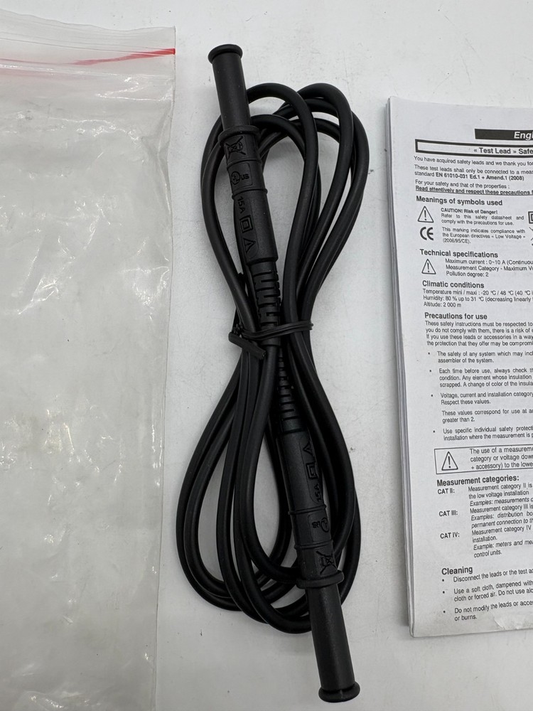 Culus Test Lead Probes Replacement Wires for Electrical Multimeter Tester