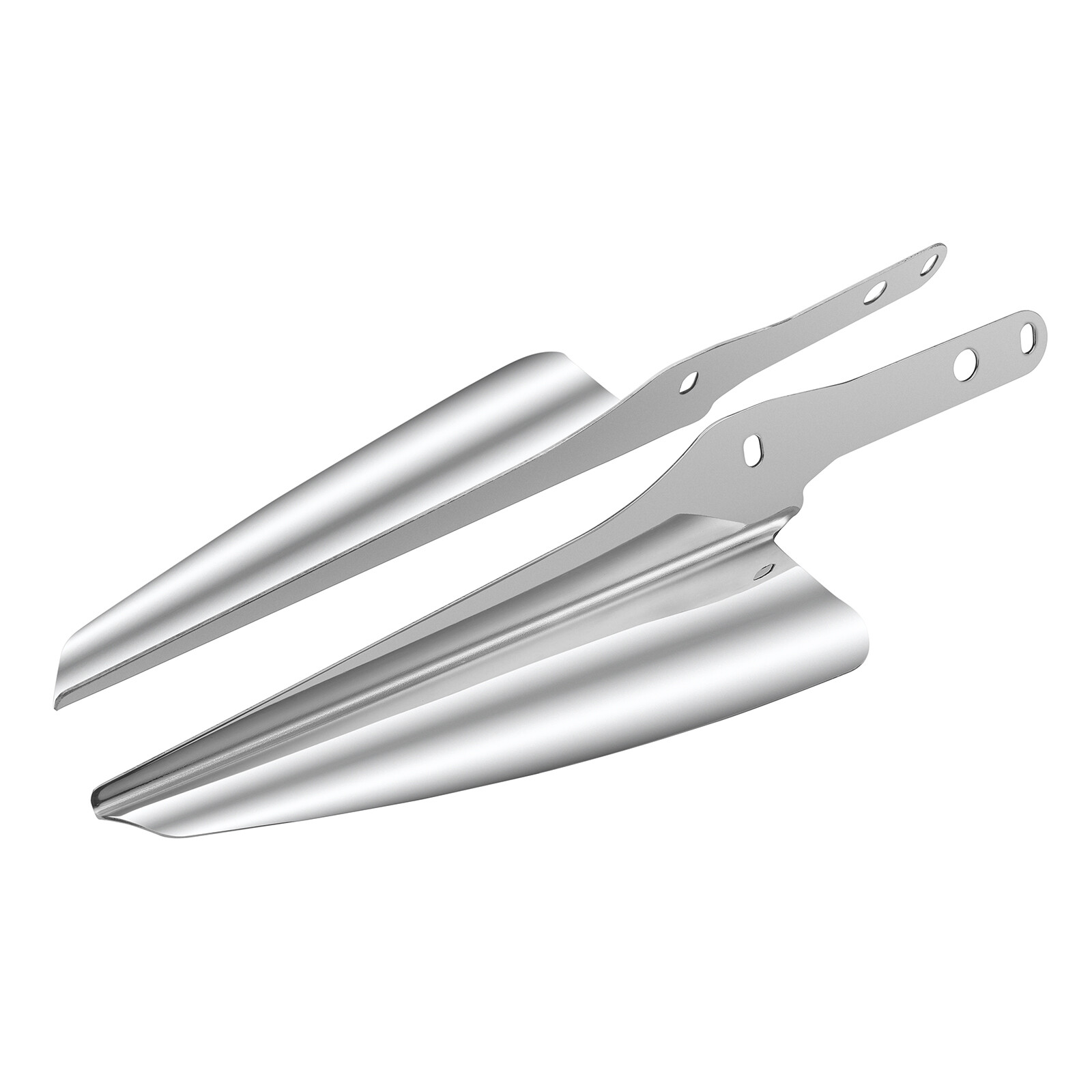 Front Fork Mount Wind Deflectors For Harley Touring Road King Street Glide CVO