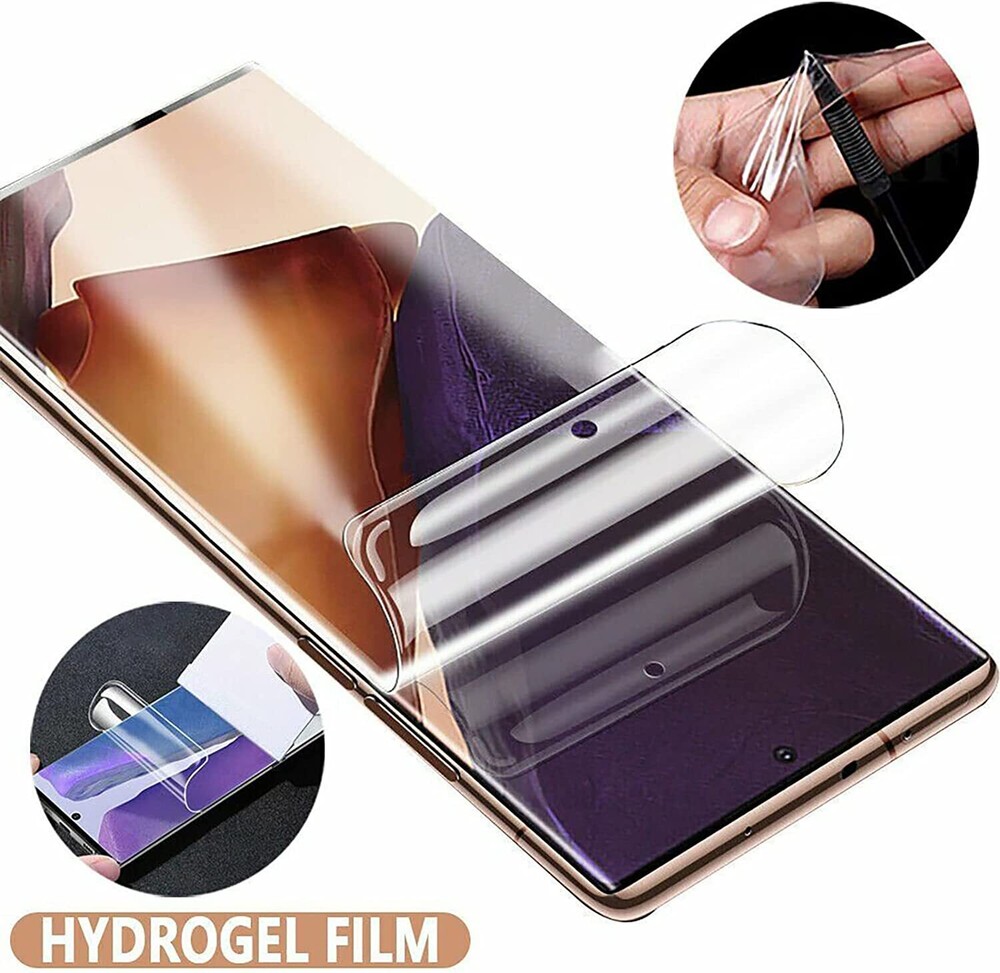 3-Pack HYDROGEL Screen Protector Samsung Galaxy S23 S22 Ultra S21 Note 20 9 Plus