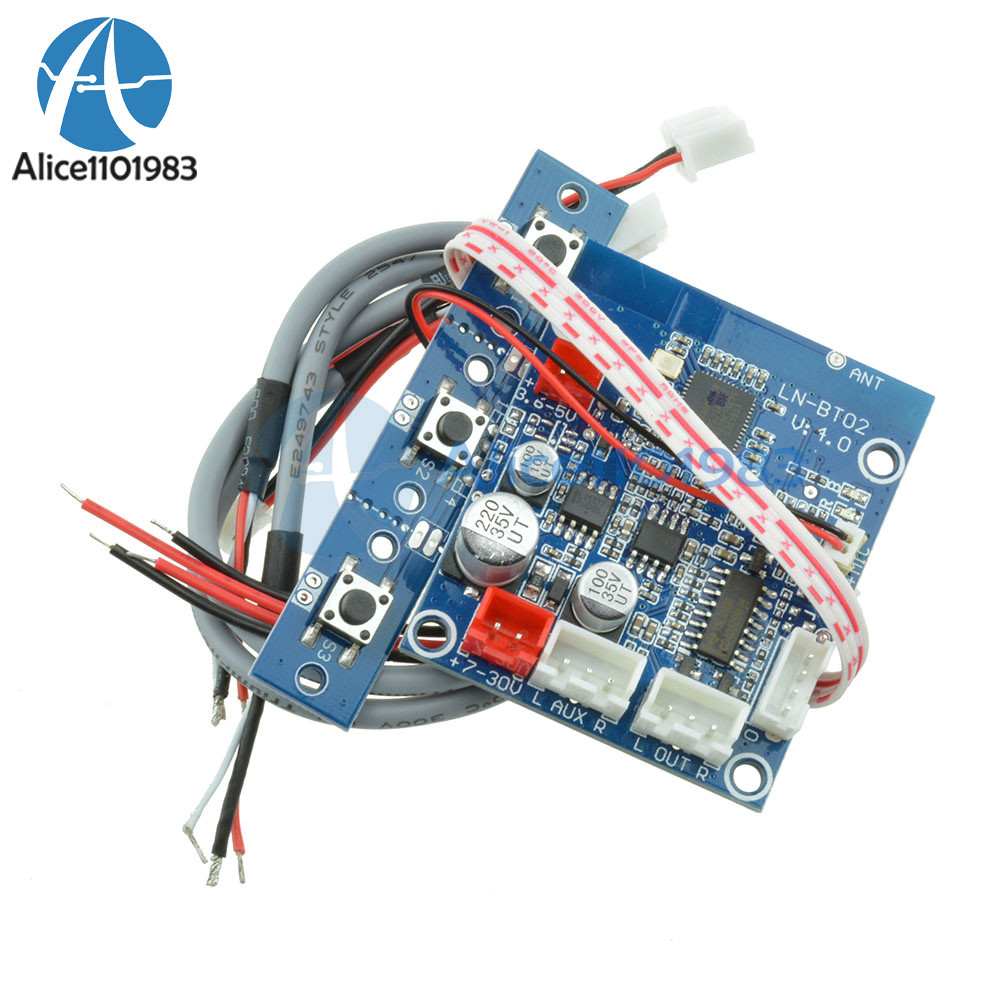 LN-BT02 Bluetooth 4.0 Audio Receiver Board Wireless Stereo Sound Module