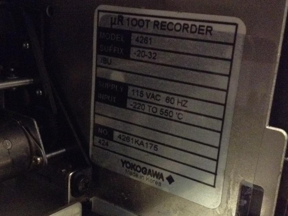 Yokogawa - Model: 4262 - uR 100T - Chart Recorder