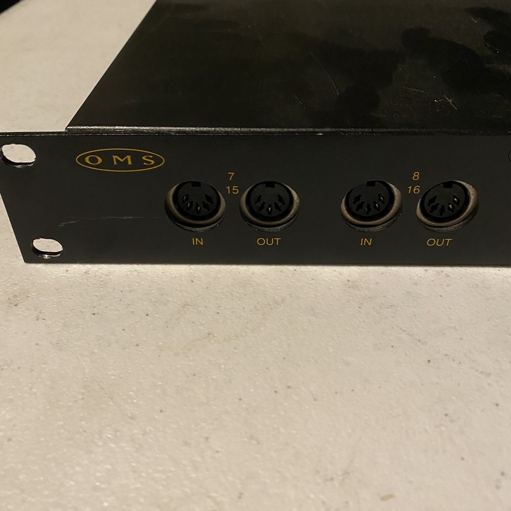 Opcode Systems Studio 4 OMS Midi Interface Vintage Rackmount - No Power Adaptor