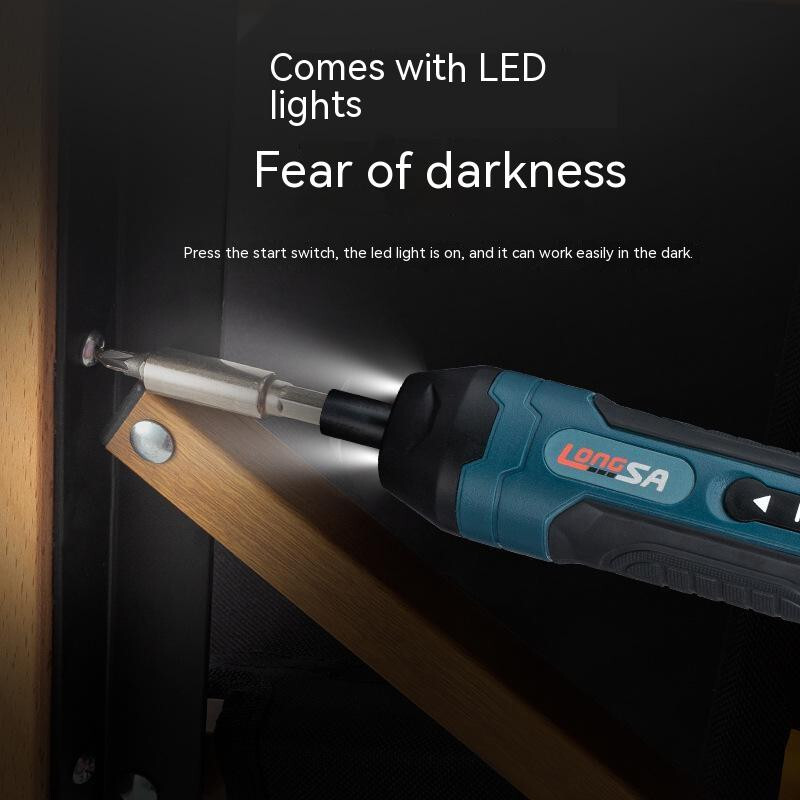 Wireless torque adjustment electric screwdriver multifunctional small rechargeab