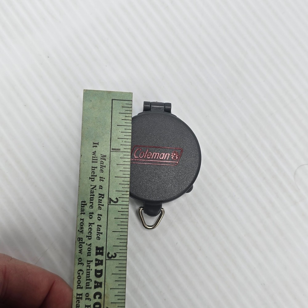 Coleman Compact Directional Compass Engineer Camping Fieldwork Analog White Dial