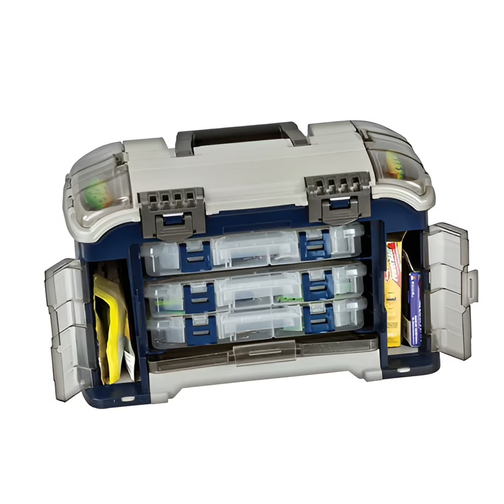 Elite Angled Tackle System 3700, Blue and Silver