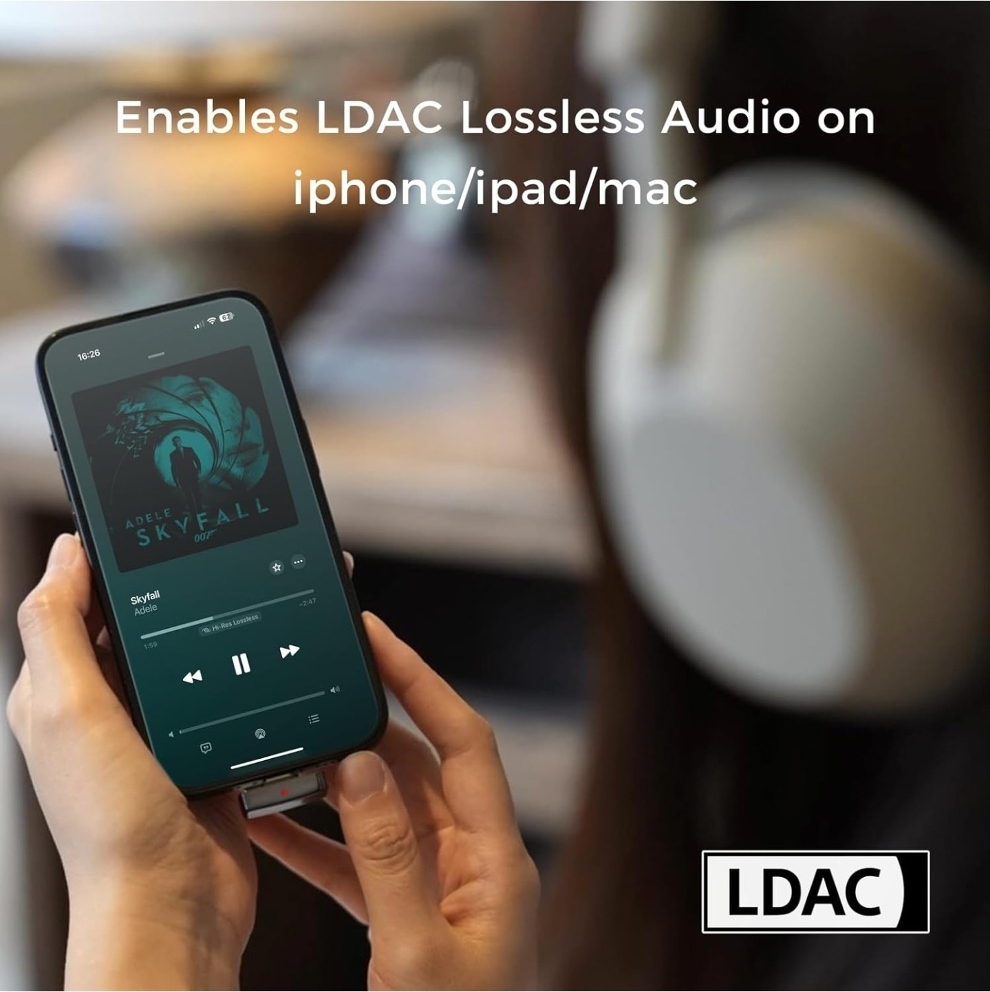 Questyle QCC Dongle Pro USB-C Bluetooth Audio Transmitter LDAC aptX Lossless PS5