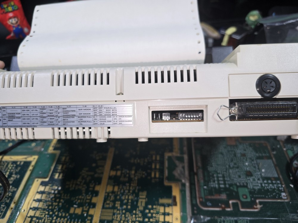 Tandy DMP 130 UNTESTED Dot Matrix EXACT Printer-PARTS-READ ALL