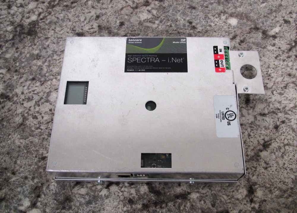 Lencore Sound Masking SPECTRA - i.NET G525 OP Operating Platform / Controller