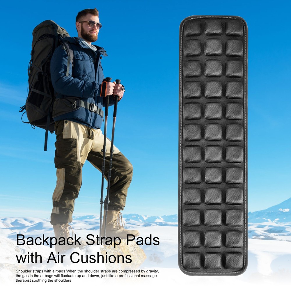 Backpack Strap Pads with Air Cushions, 2 Pack Quick Dry Shoulder Strap Pads