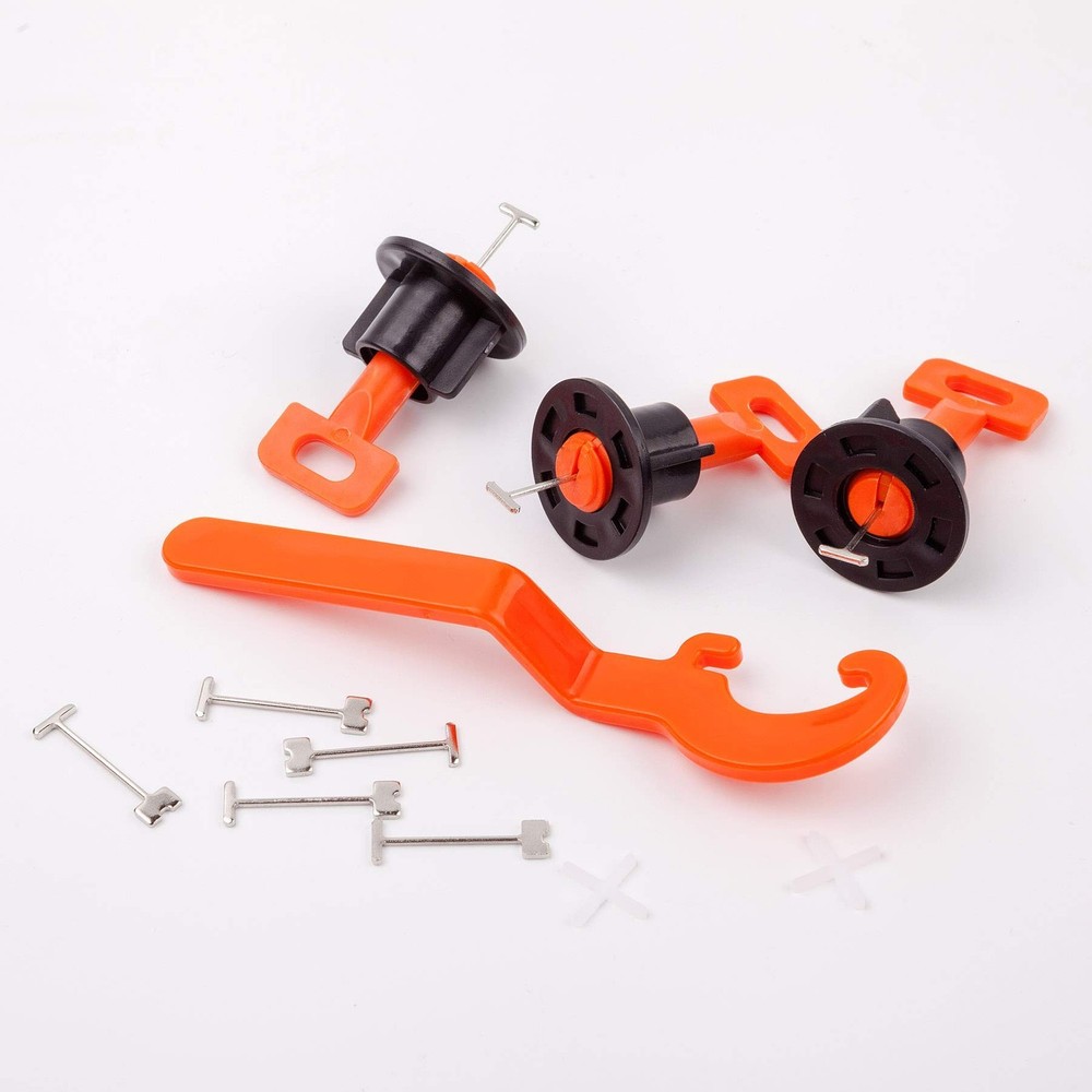 Tile Leveling System Kit with 200pcs Tile Leveler & 4 Special Wrenches & 1000...
