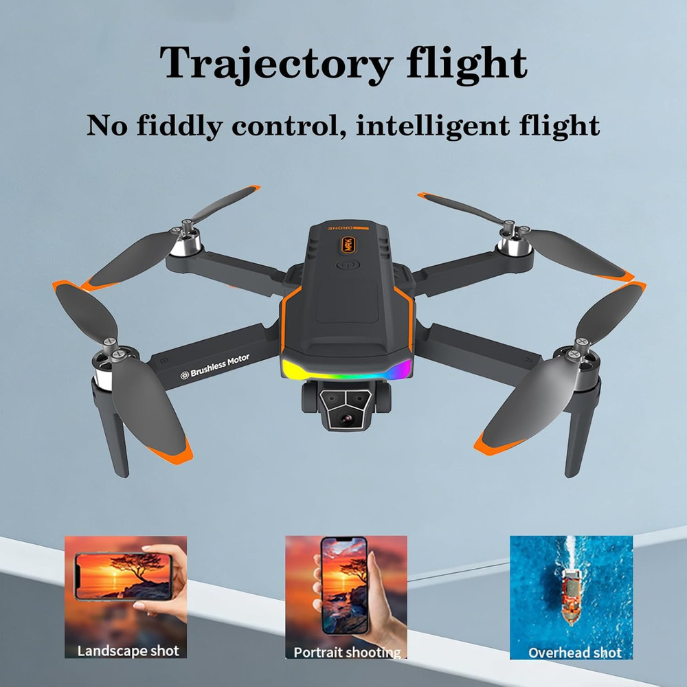 F168 Drone with Camera, FPV Camera Drone, Small Drone with Camera, ,Brushless Mo