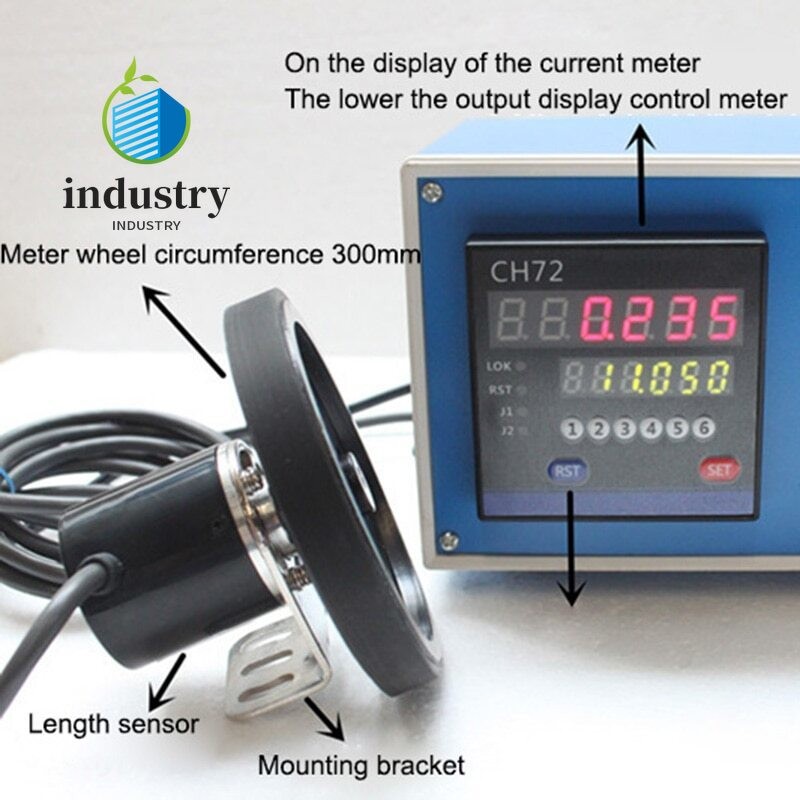 CH72 Electronic Encoder Length Counter Meter Wheel Roll Length Measuring Meter