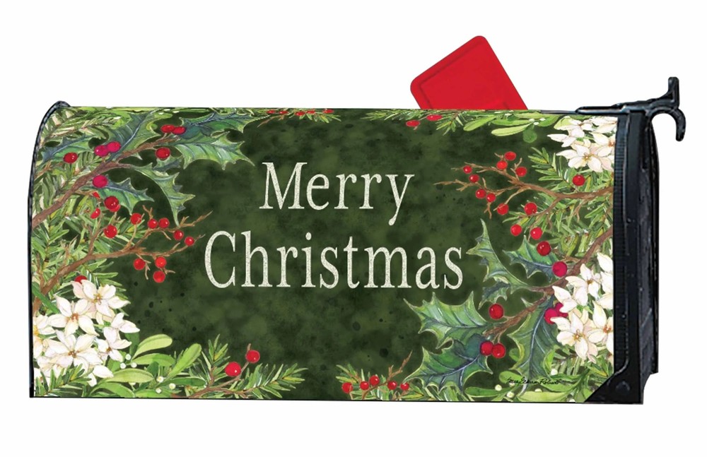 Balsam and Berries Mailbox Cover