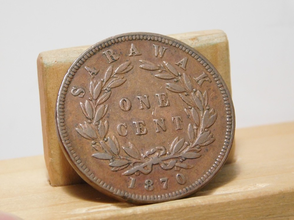 1870 Sarawak one cent