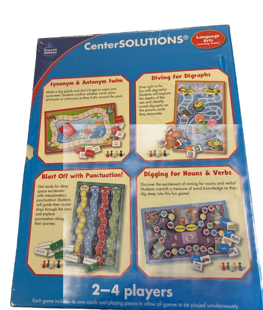 CenterSolutions Language Arts Learning Game (NEW IN BOX - Plastic Wrap)