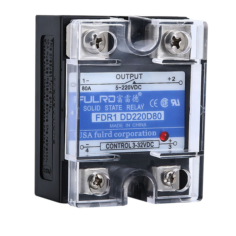 FULRD single-phase solid state relay DC-DC FDR1 DD220D80 80A SSR-80DD