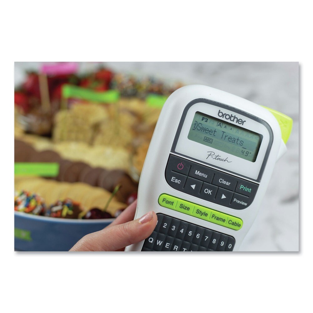 Brother P-Touch PTH110 4.5" x 6.13" x 2.5" 2 Lines Easy Portable Label Maker New