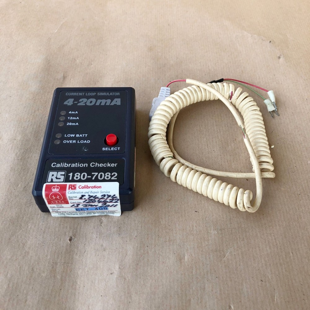 RS 180-7082 CALIBRATION CHECKER AND CURRENT LOOP SIMULATOR