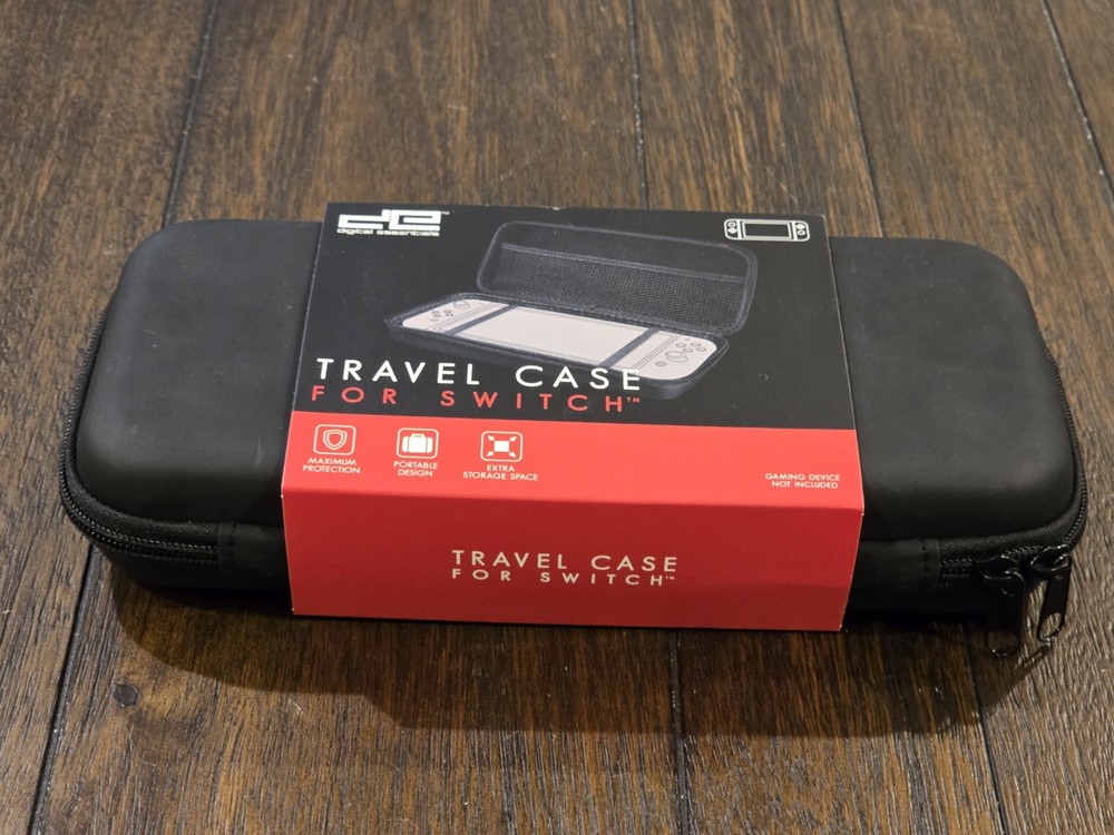Digital Essentials Travel Case Nintendo Switch Hard Shell Extra Storage Black