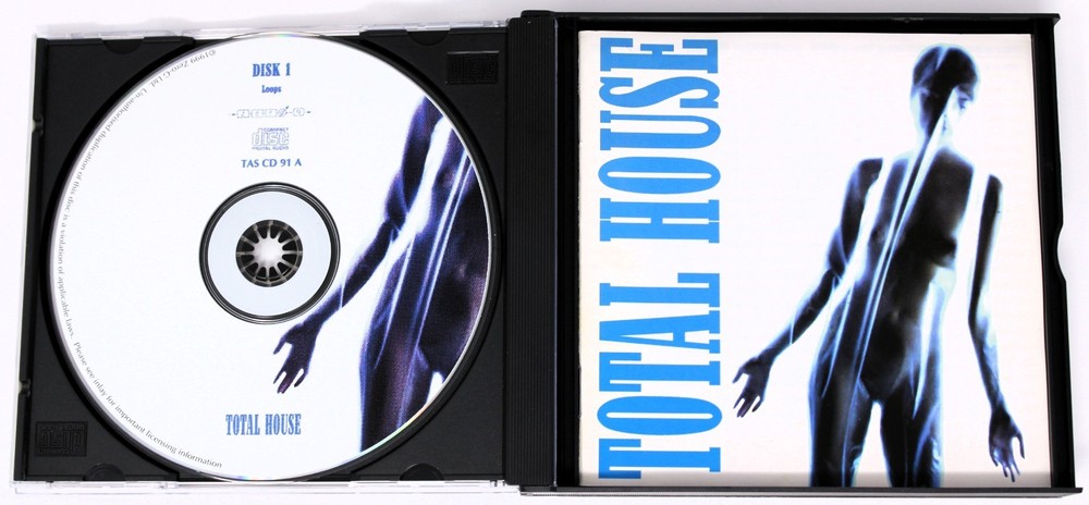 Zero-G Total House Sample Library/Sound Library/Sampling 3 CD 1999
