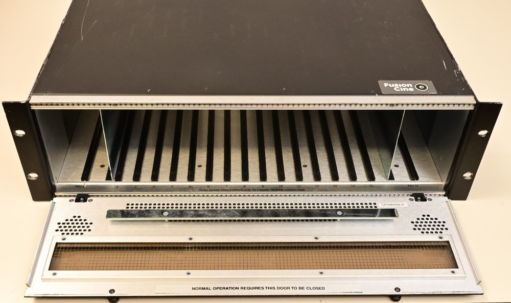 Evertz 7700 Multiframe Chassis Empty w/ Backplane Rack Mount 7700FR-C