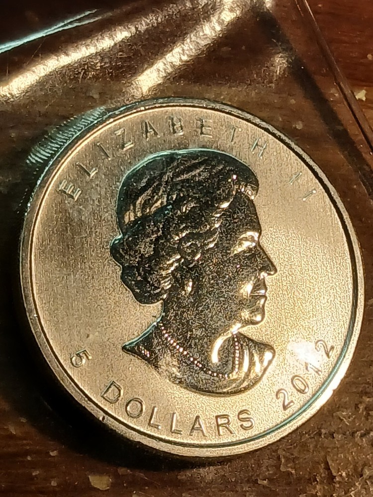 2012 Canada Silver Maple Leaf