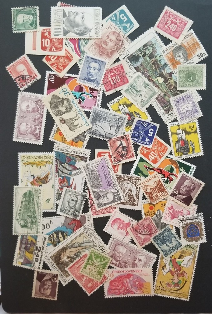 Czechoslovakia Used Stamp Lot T4152