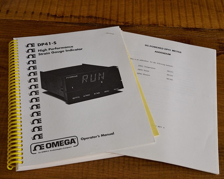 Omega Engineering DP41-S-DC-A Strain Meter
