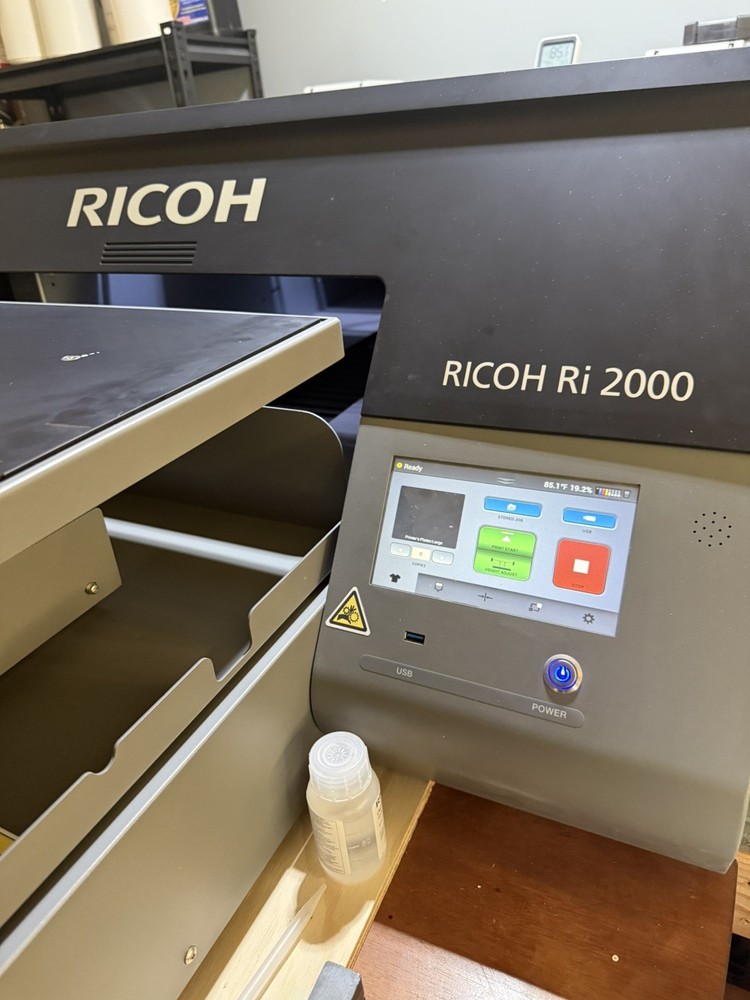 Ricoh Ri 2000 DTG Printer Used Garment Printer