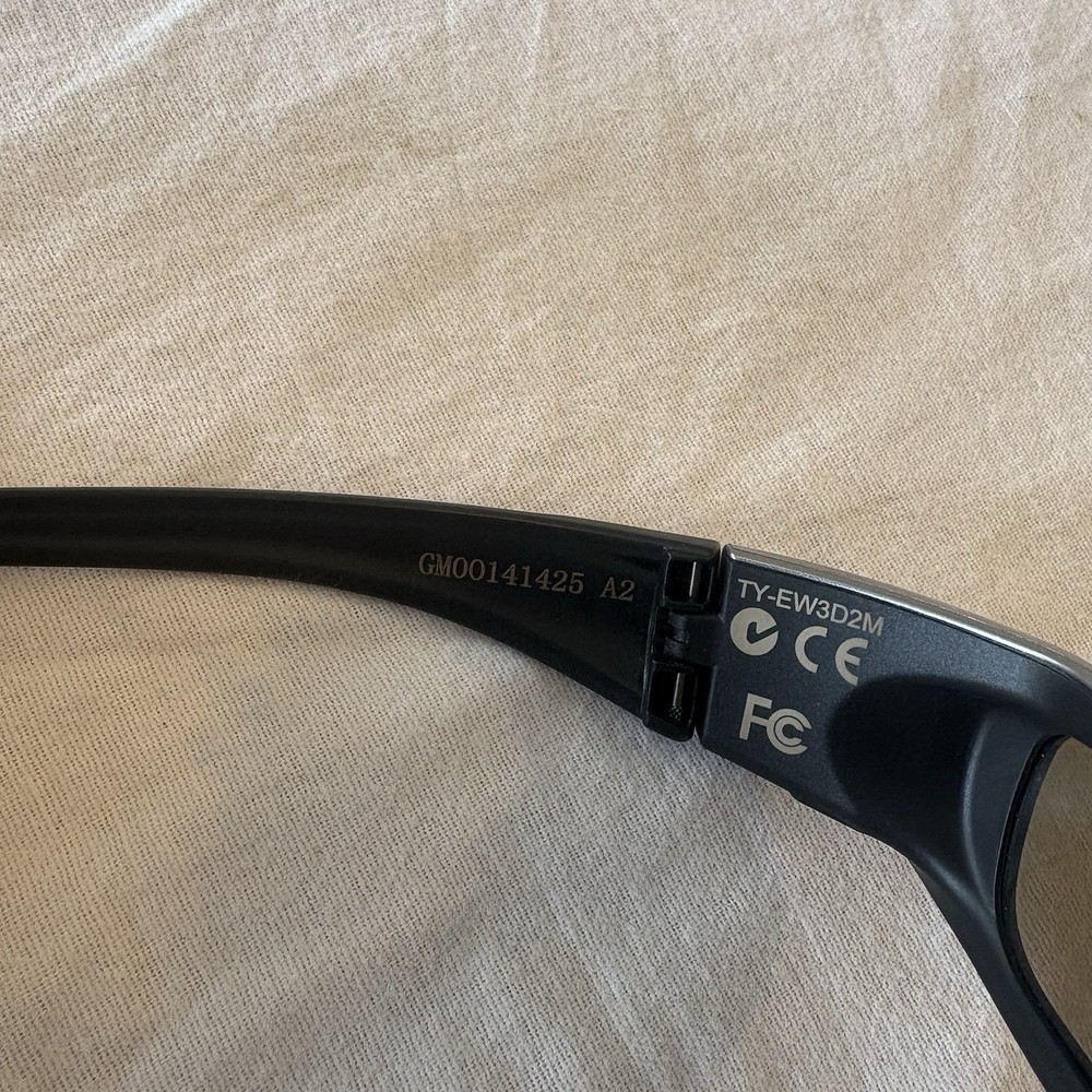 Panasonic E340592 Active Shutter 3D Glasses Black Rechargeable (G4B*) (No Cable)