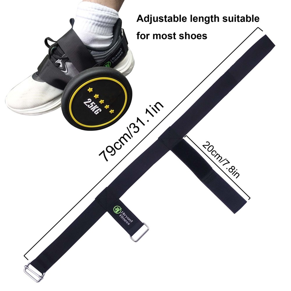 Dumbbell Foot Strap Tibialis Trainer Adjustable Ankle Weights Workout Strap