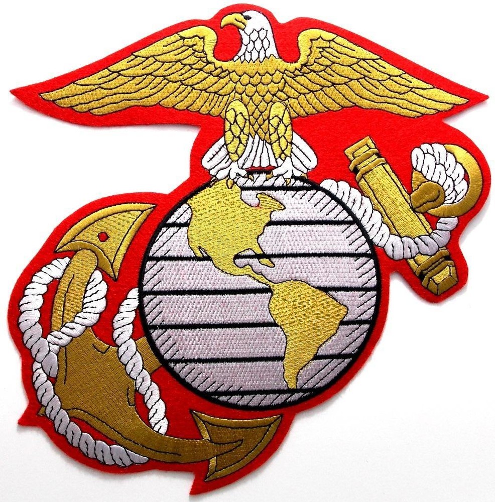Large USMC Semper Fidelis EGA Eagle Globe Anchor Patch Marines TG8290