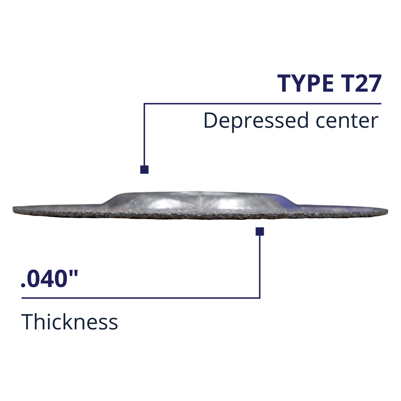 500 Pack 4-1/2" X .040" T27 Depressed Center Cut-off-Wheels Discs 4.5 For Metal