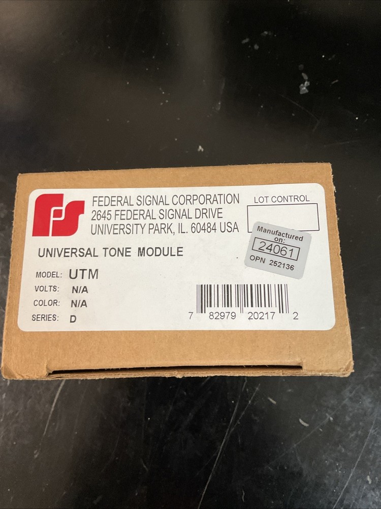 Signal Universal Tone Module Model UTM New In Box