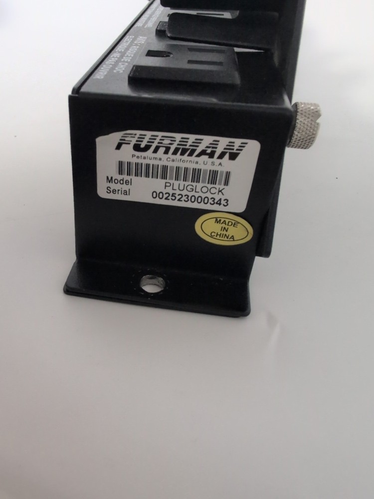 Furman Pluglock Rackmount 5 Outlet Locking AC Adapter