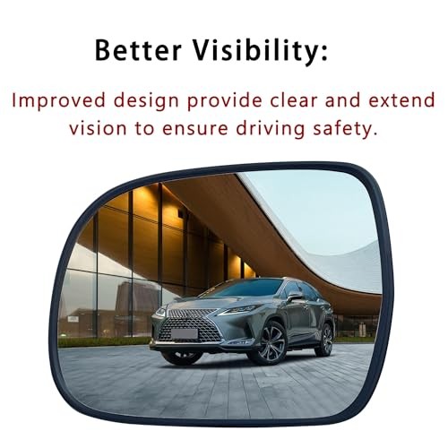 Driver Side Mirror Glass Replacement for 2004-2009 Lexus Left (Driver Side)