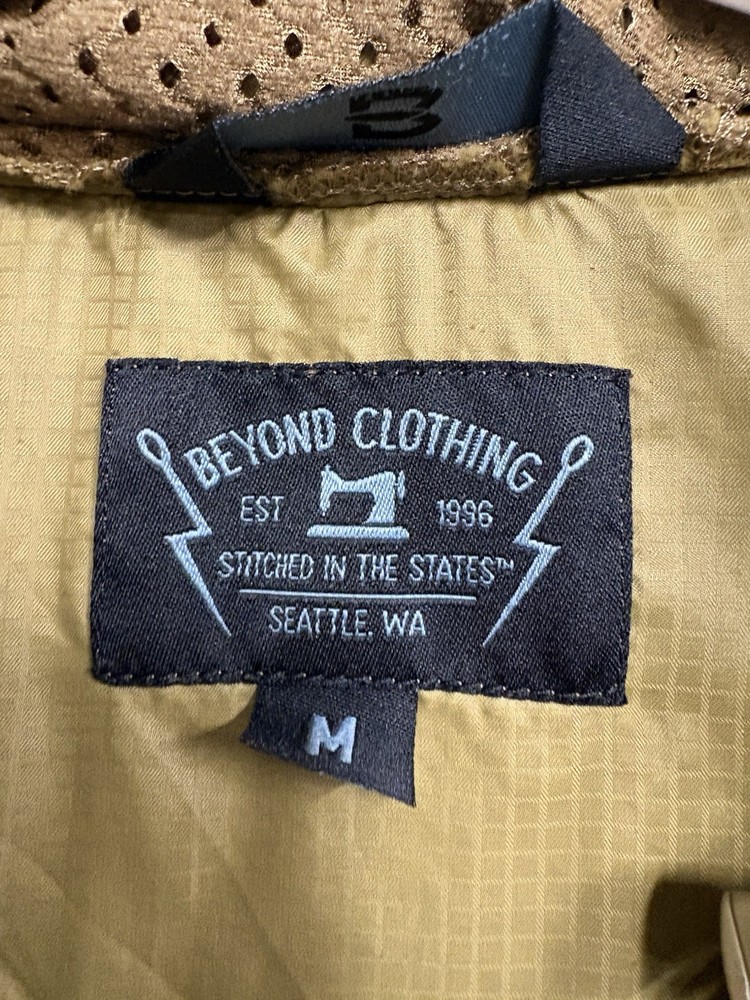 Beyond Clothing Bora Wind Jacket Coyote Brown Size Medium