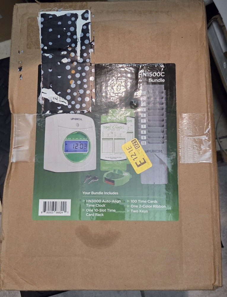 uPunch HN1500 Starter Time Clock for Small BusinessEmployee Punch Clock#2401VUP2