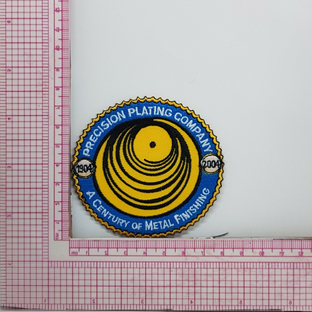 Precision Plating Company Jacket Vest Patch Crest
