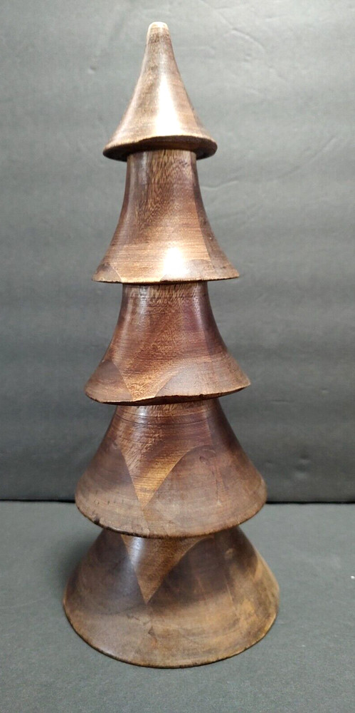 Christmas Tree 12" Solid Wood Tabletop or Mantel Rustic Charm